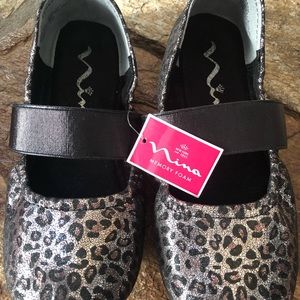 Nina girls ballet flats casual shoes girl size2